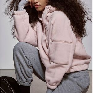 FP Movement by Free People Wild and Free Fleece Pullover -XS